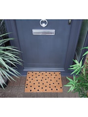 Esselle Neutral Astley Polka Dot Printed Doormat - Image 2 of 4