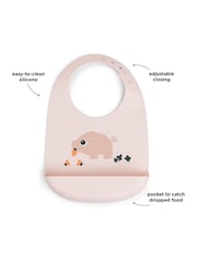 Done by Deer Pink Silicone Bib Pigee - Image 3 of 3