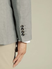 Charles Tyrwhitt Grey Slim Fit Slim Fit Jacket - Image 3 of 5