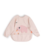Done by Deer Pink Sleeved Pocket Bib Tiny Farm - Image 2 of 4