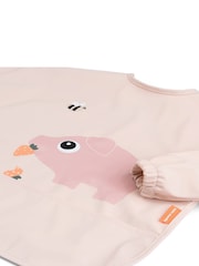 Done by Deer Pink Sleeved Pocket Bib Tiny Farm - Image 4 of 4