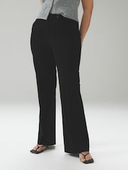 Negro - Tailored Hourglass Bootcut Trousers with Wool - Imagen 3 de 7