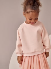 Pink Sweatshirt Skirt and Leggings 2 Piece Set (3mths-7yrs) - Image 3 of 9