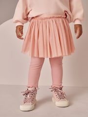 Pink Sweatshirt Skirt and Leggings 2 Piece Set (3mths-7yrs) - Image 4 of 9