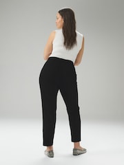 Black Tailored Hourglass Slim Trousers with Wool - Image 3 of 3