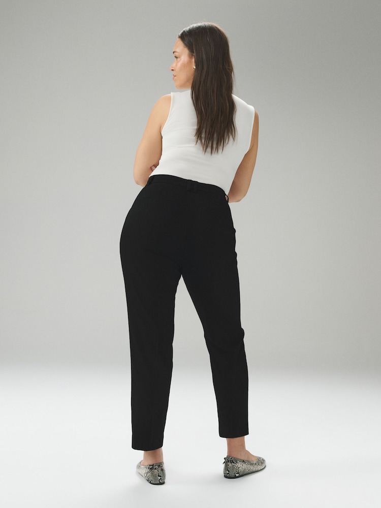 Black Tailored Hourglass Slim Trousers with Wool - Image 3 of 3