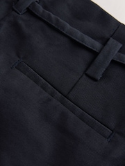 Navy N. Premium Twill Belted Wide Leg Trousers - Image 7 of 7