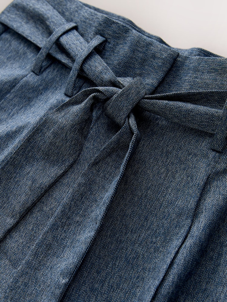 Denim Superwide Belted Trousers - Image 2 of 8