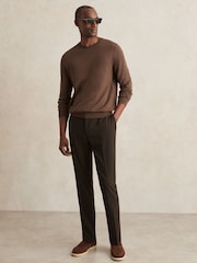 Reiss Found Slim Fit Internal Drawstring Trousers - Imagen 1 de 6