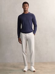 Reiss Ice Blue Split Trousers - Image 1 of 6