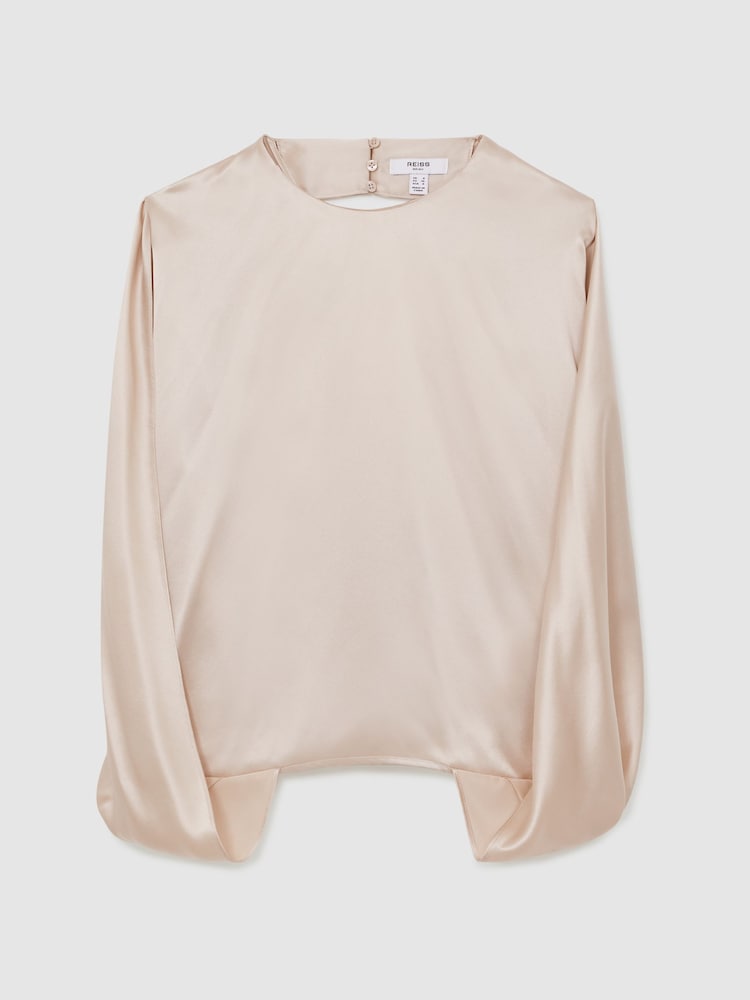 Reiss Champagne Neutral Tayah Top - Image 2 of 6