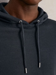 Reiss Midnight Navy Holland Hoodie - Image 3 of 6