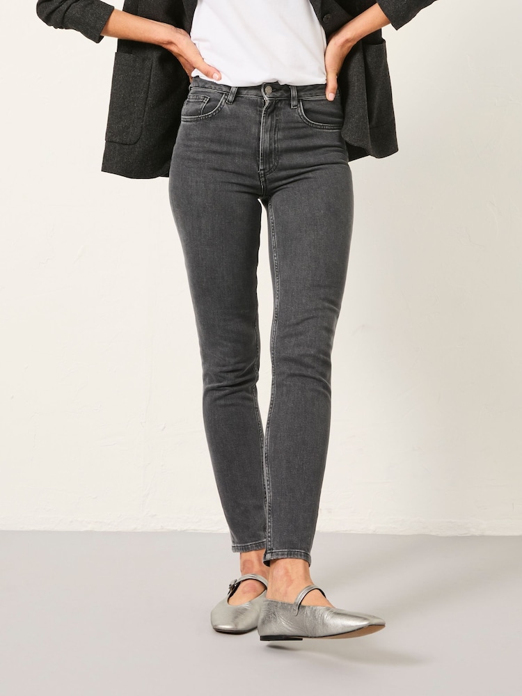 FatFace Sadie Grey Slim Leg Jean - Image 1 of 6 FatFace Sadie Grey Slim Leg Jean - Image 1 of 6