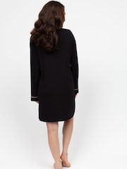 Cyberjammies Black Long Sleeve Jersey Nightshirt - Image 2 of 4