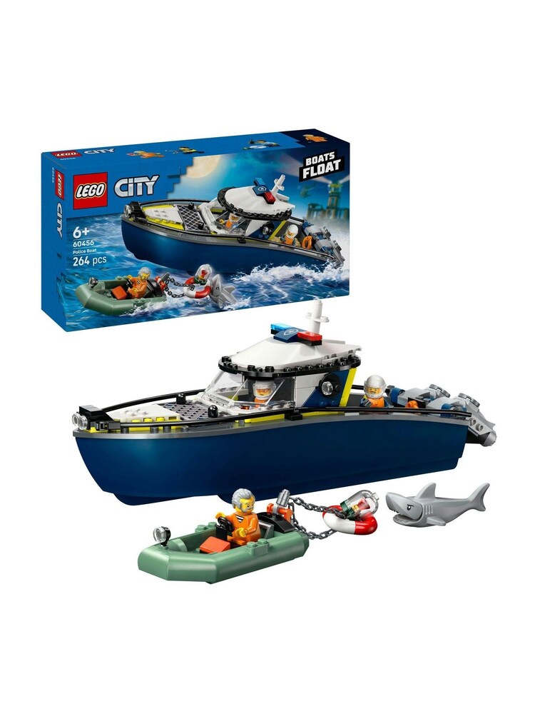 LEGO City Police Boat Chase Toy with a Speedboat 60456 - Bild 1 von 8
