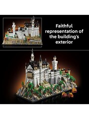LEGO Architecture Neuschwanstein Castle Set for Adults 21063 - Image 5 of 8