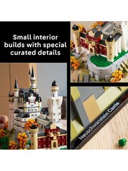 LEGO Architecture Neuschwanstein Castle Set for Adults 21063 - Image 6 of 8