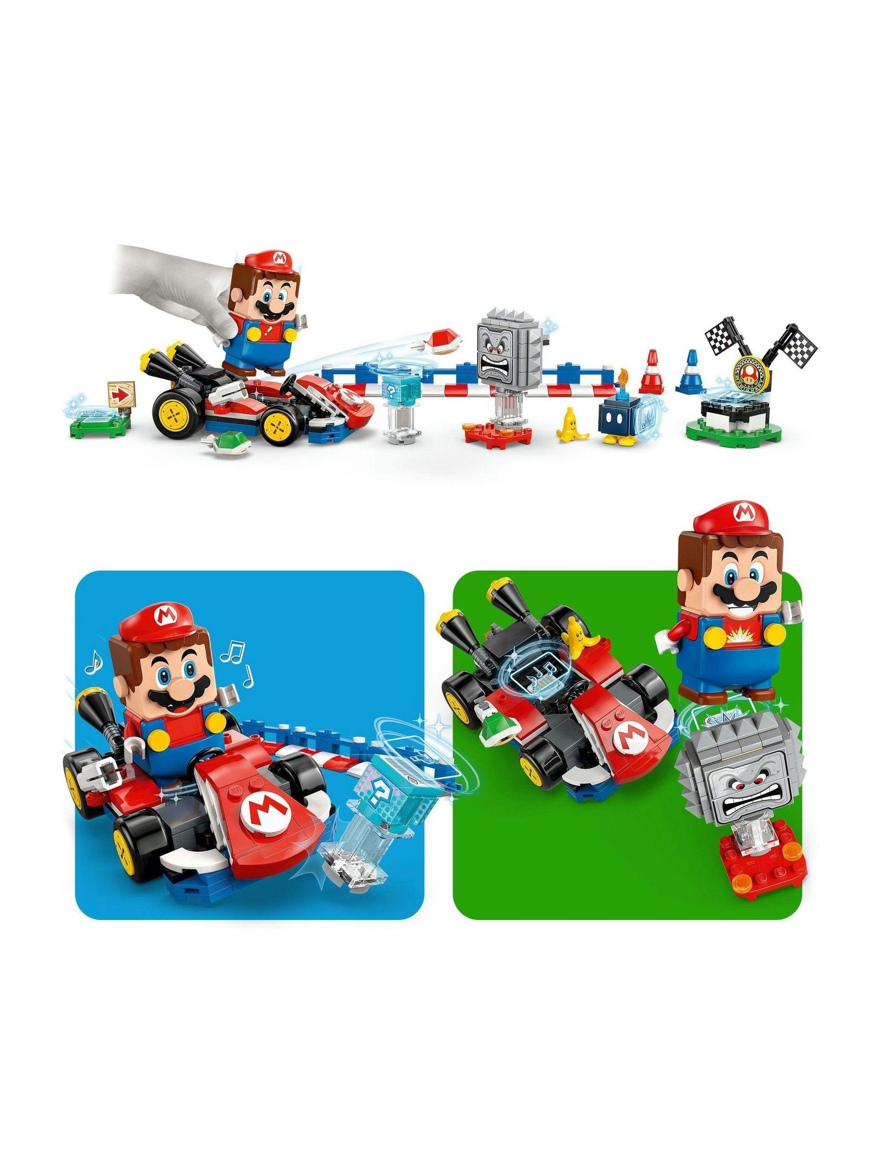 Buy LEGO Super Interactive Mario and Standard Kart 72043 from the
