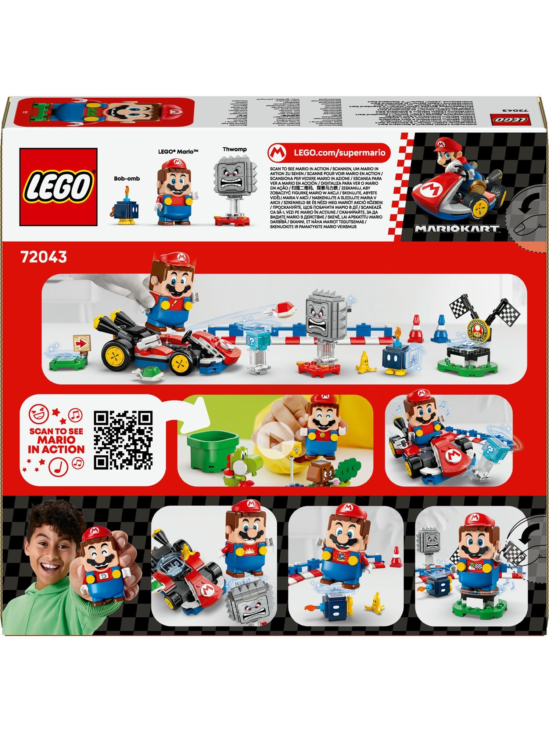 Buy LEGO Super Interactive Mario and Standard Kart 72043 from the
