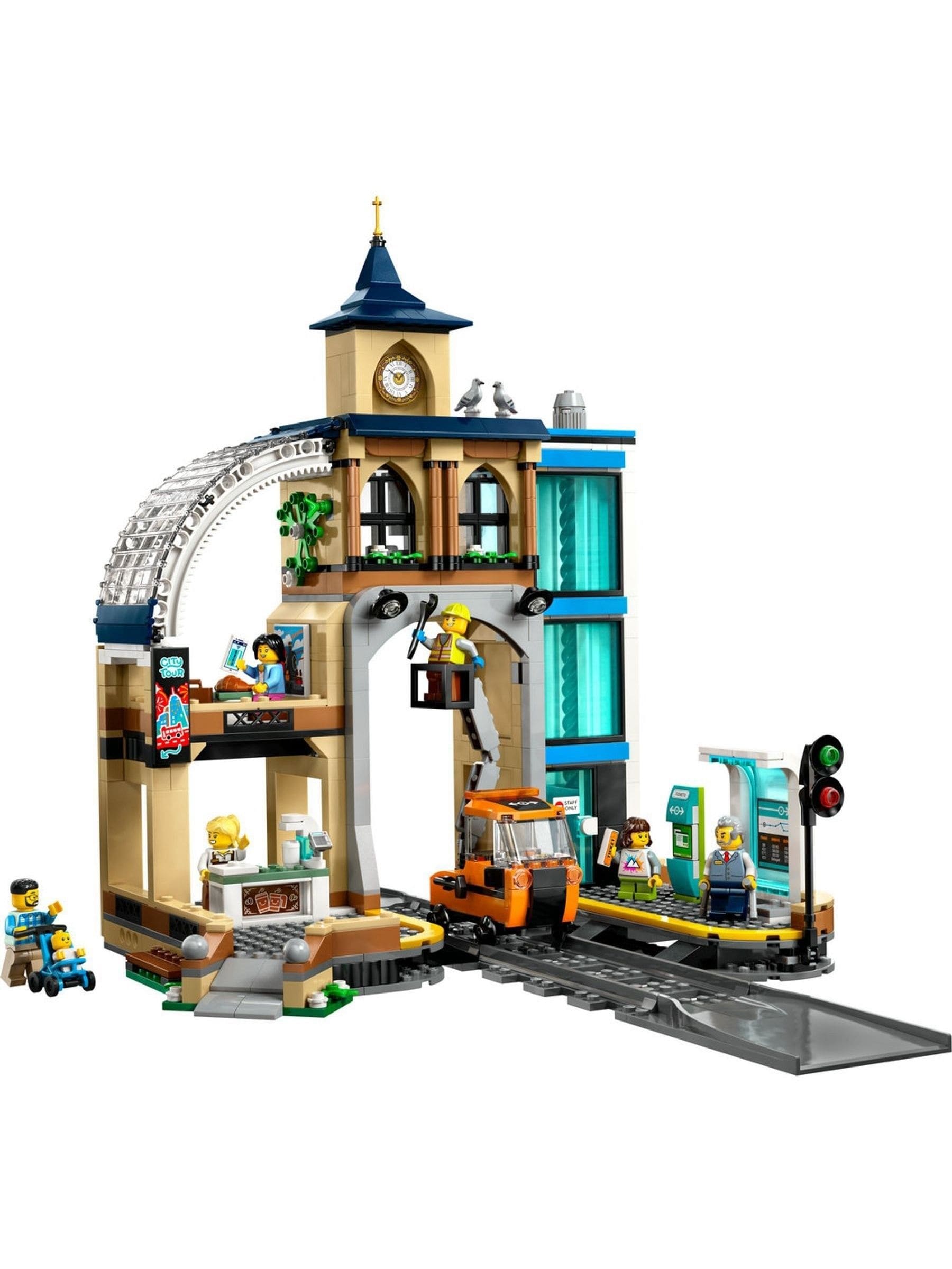 Buy LEGO City Central Train Station Construction Toy Set 60469
