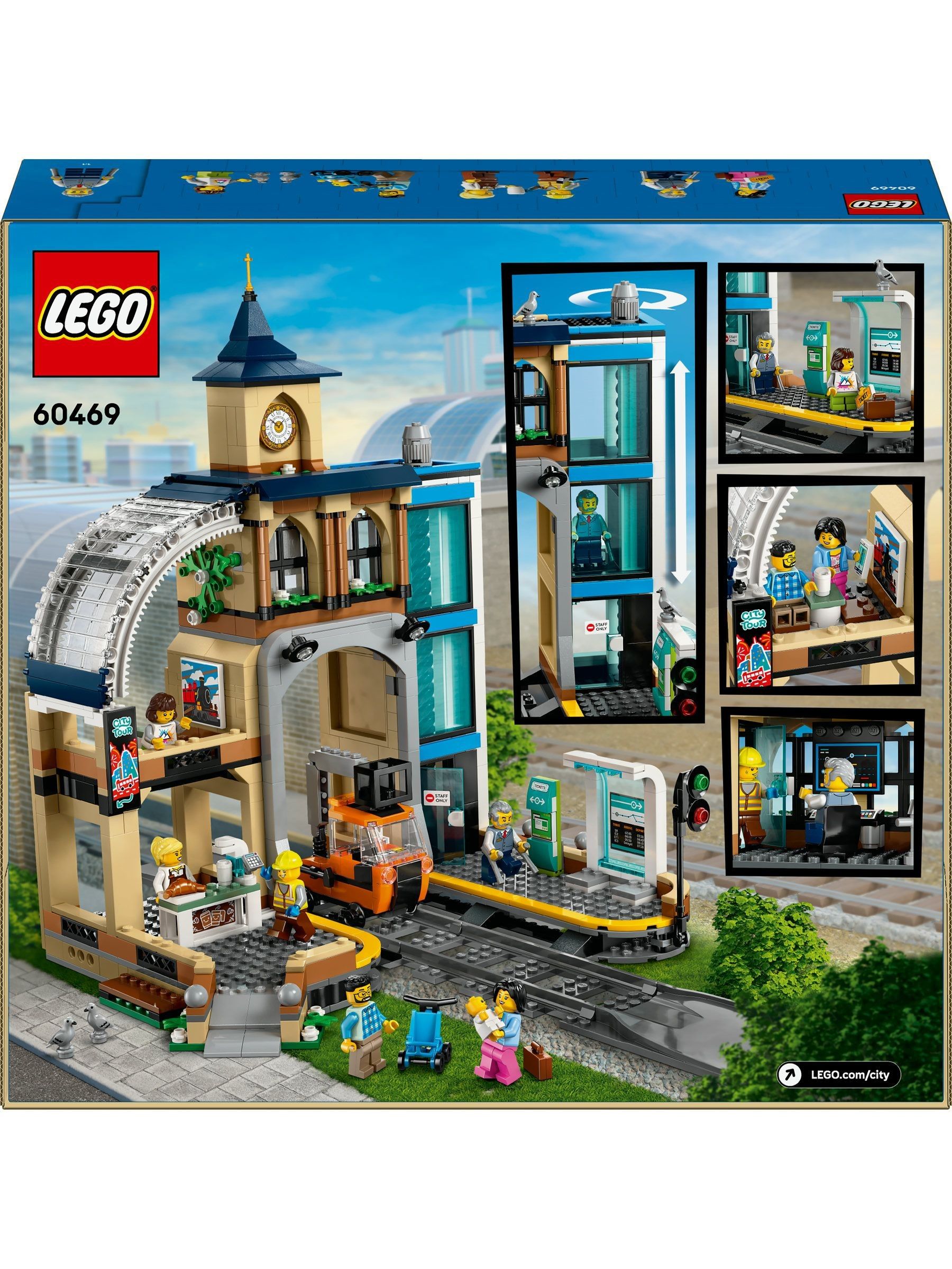 Buy LEGO City Central Train Station Construction Toy Set 60469