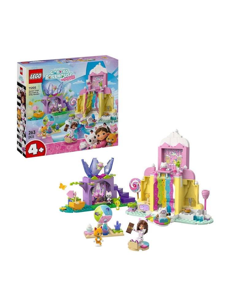 LEGO Gabby's Dollhouse Sweet Treat Mountain & Kitty Garden Pretend Play 11205 - Image 1 of 7
