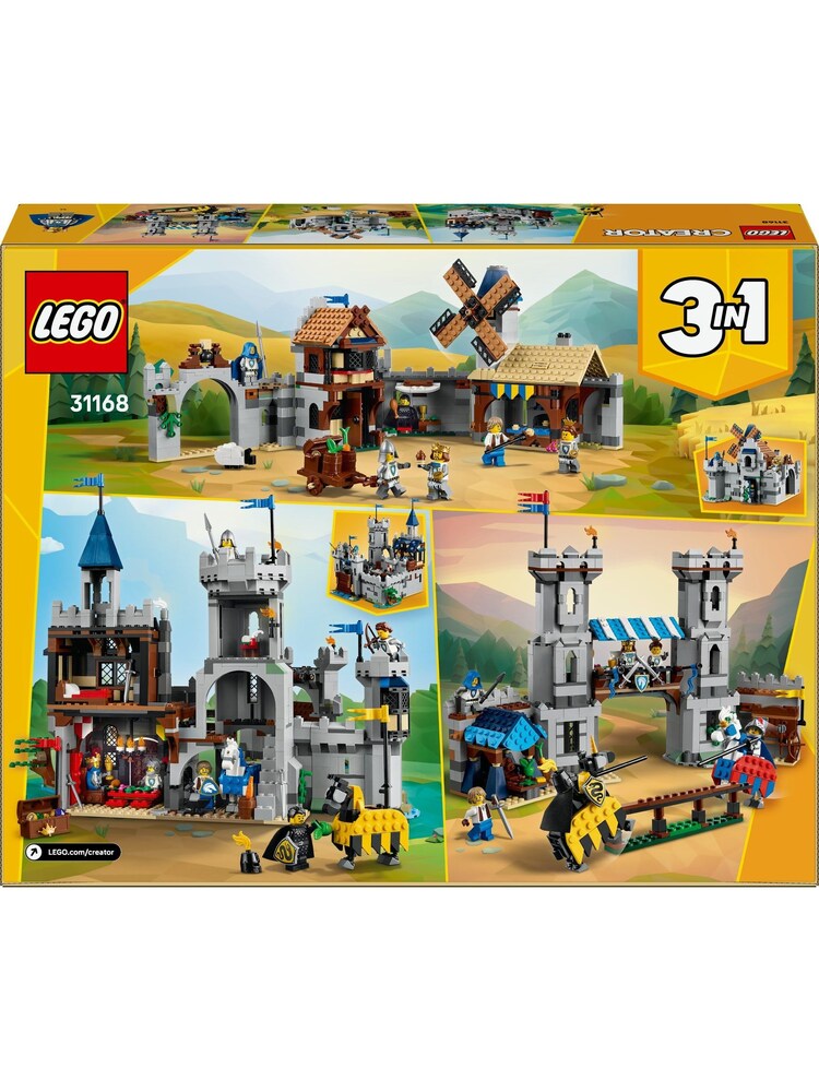 LEGO Creator 3-in-1 Medieval Horse Knight Castle Playset 31168 - Image 8 of 8