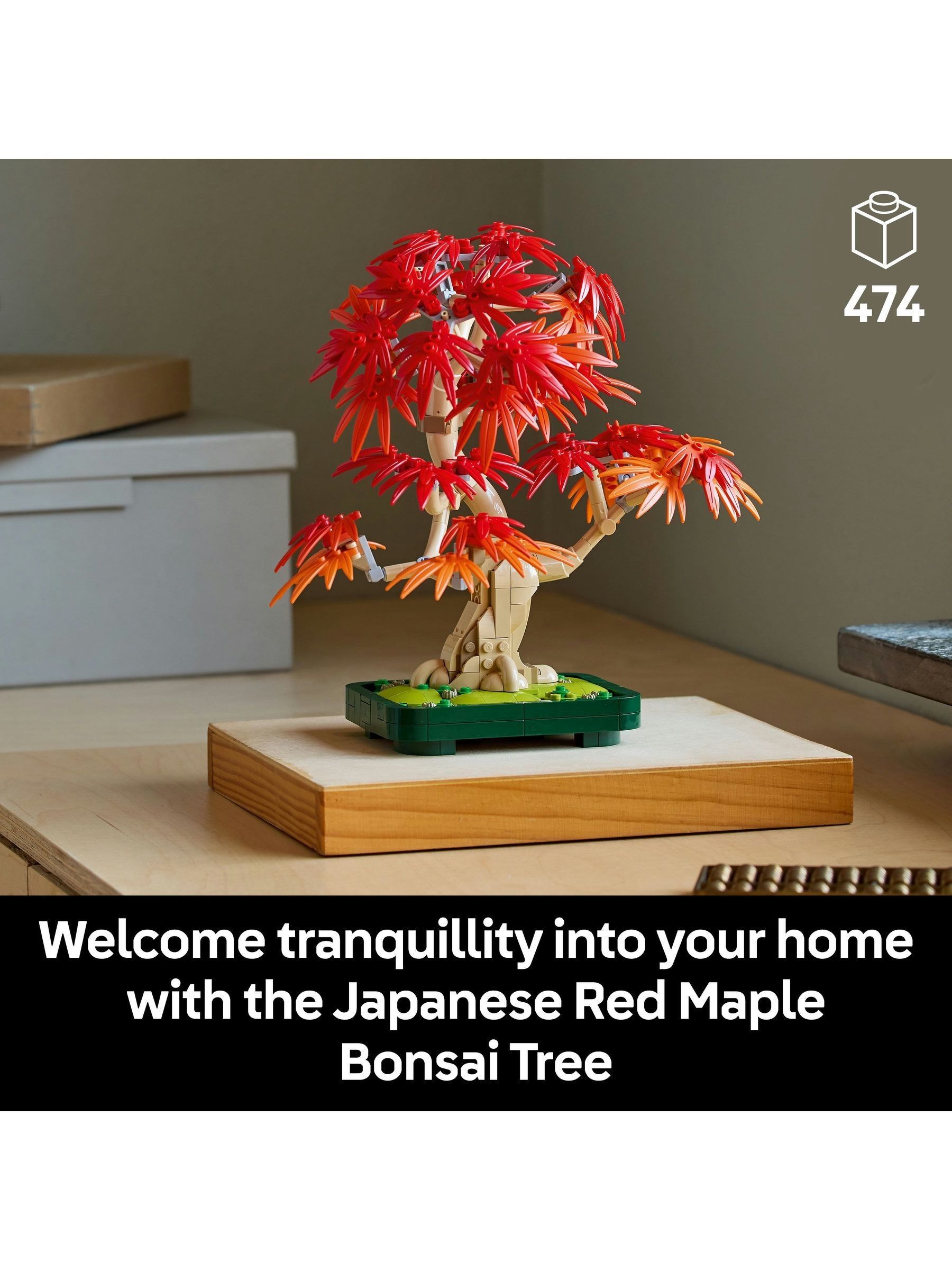 Buy LEGO Botanicals Japanese Red Maple Bonsai Tree DIY Set 10348