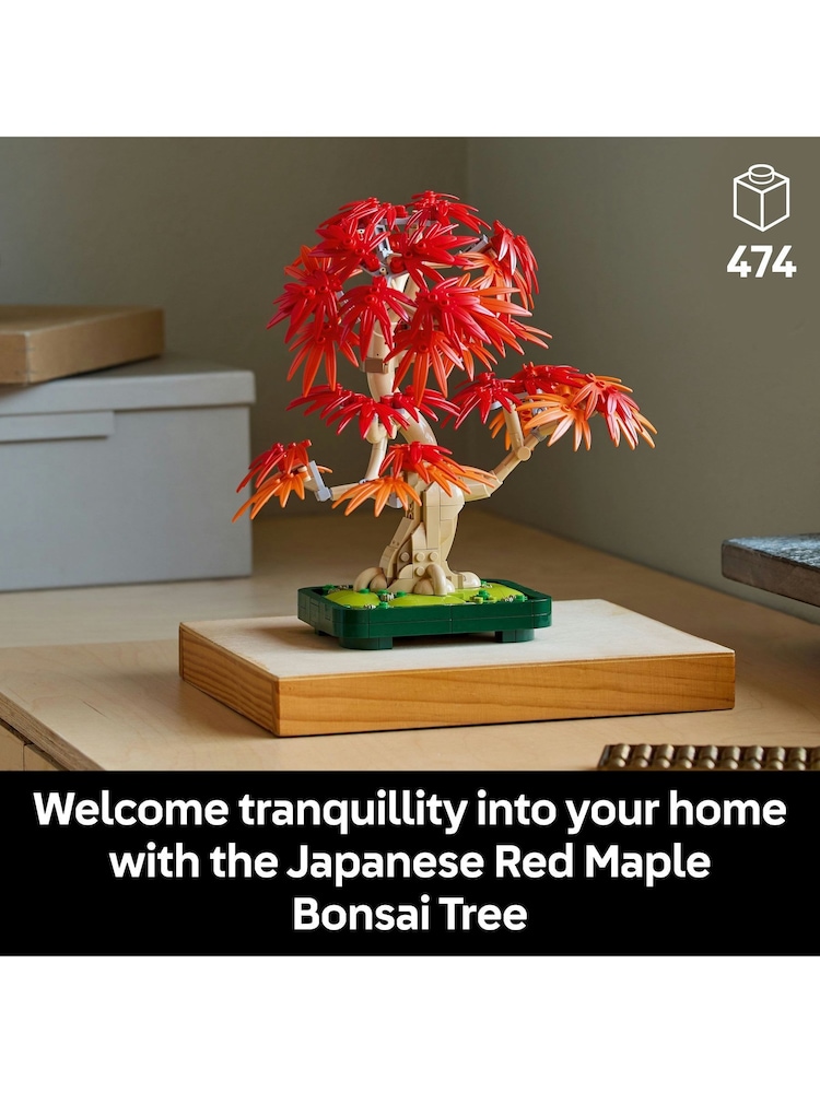 Buy LEGO Botanicals Japanese Red Maple Bonsai Tree DIY Set 10348 from the  Next UK online shop