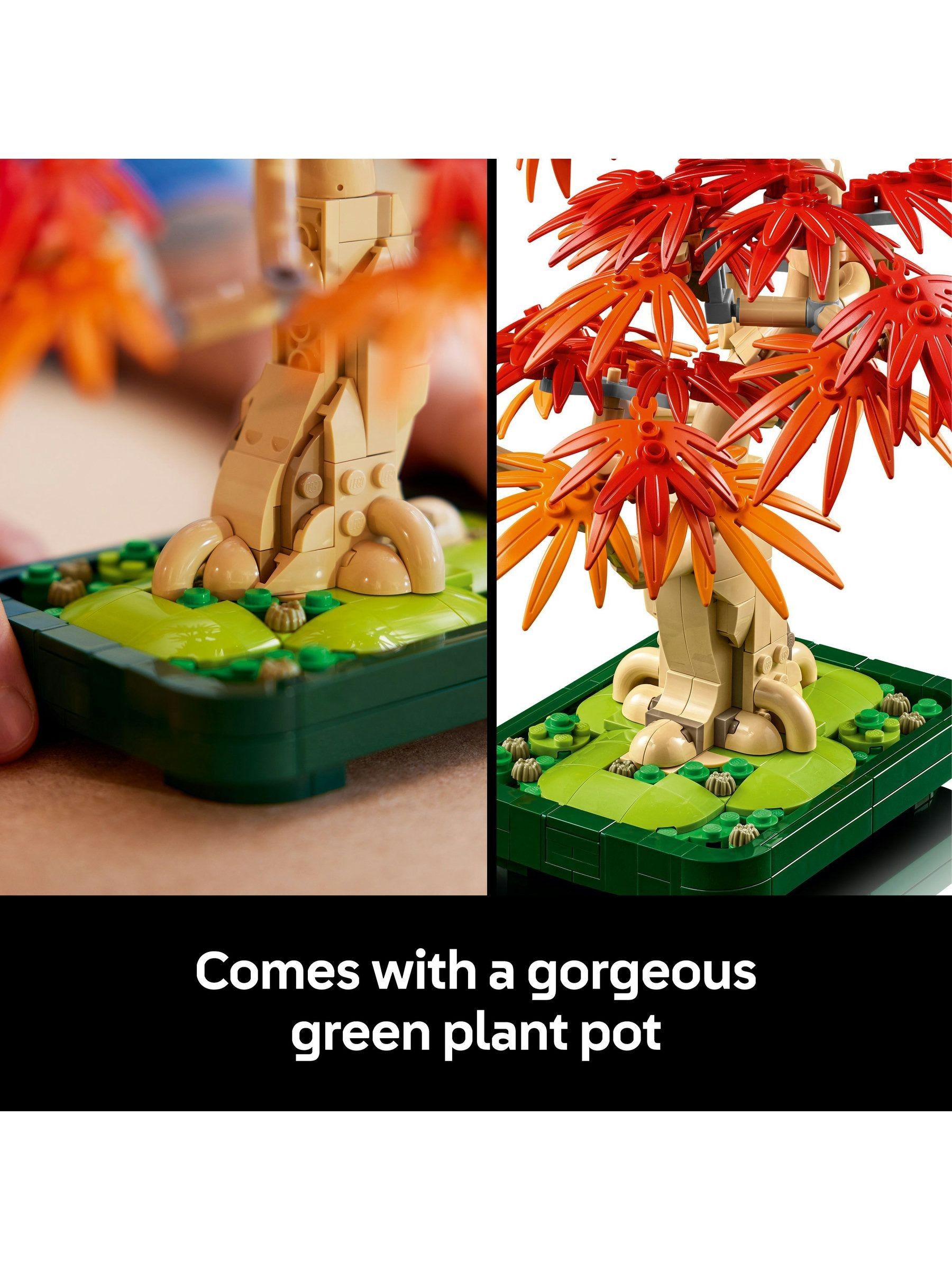 treeさま Buy LEGO Botanicals Japanese Red Maple Bonsai Tree DIY Set 10348