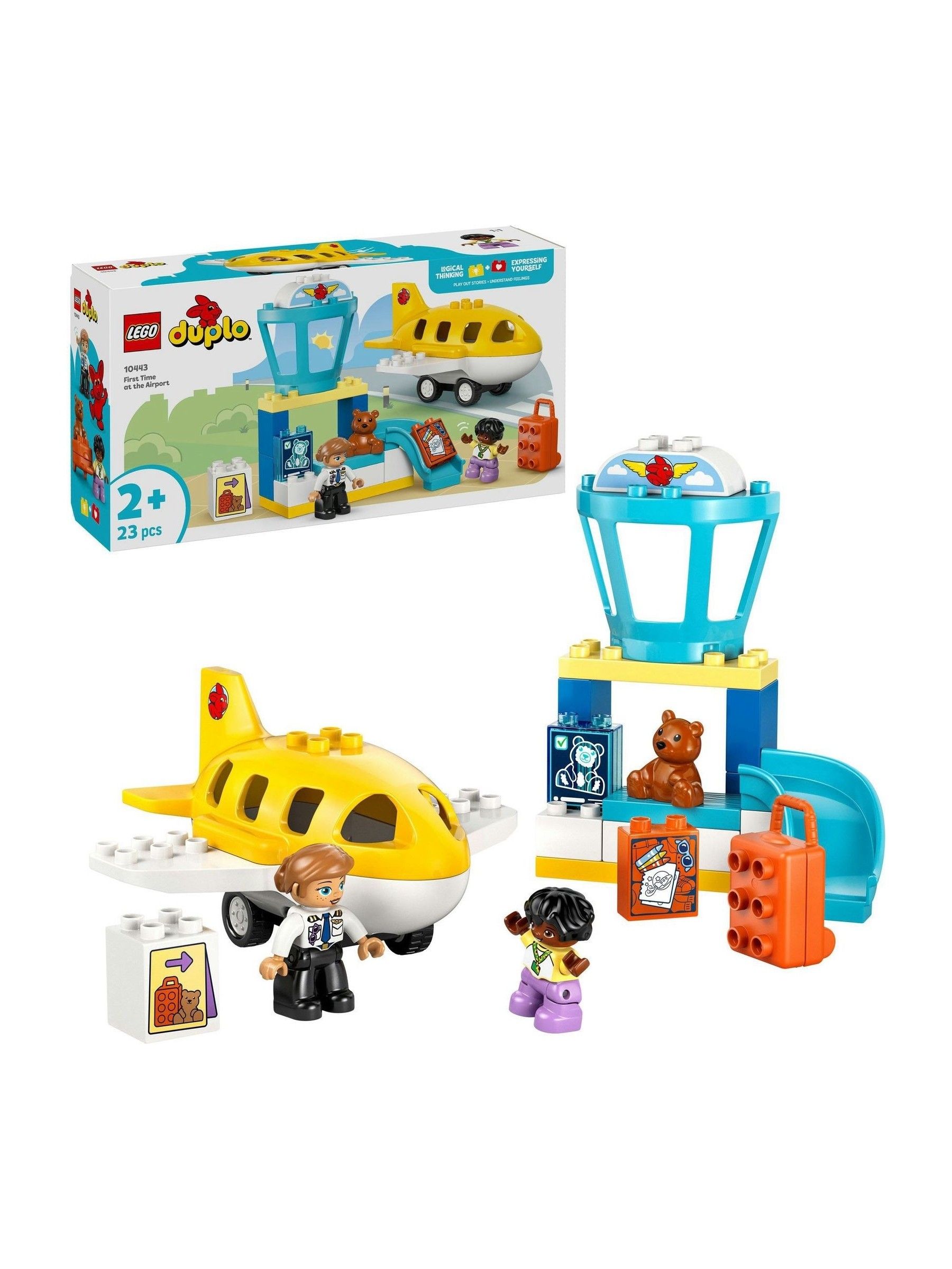 Lego Duplo Town 10443 First Time at the Airport Set for Ages 2 and Up - Image 9