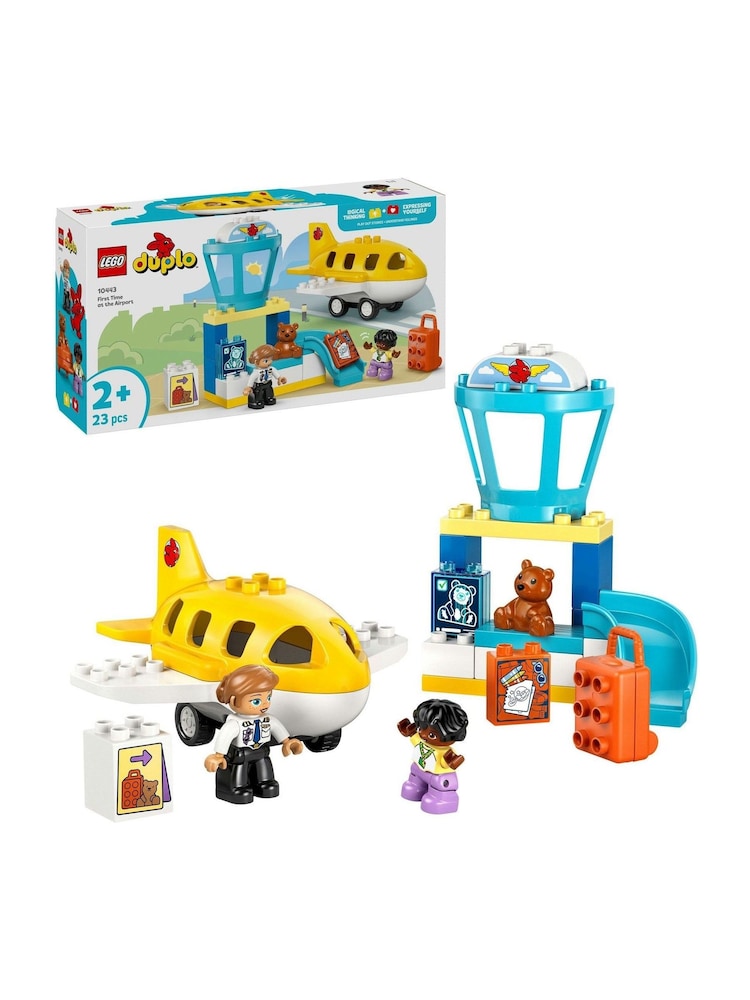LEGO DUPLO Zum ersten Mal am Flughafen mit Spiel-Flugzeug 10443 - Bild 1 von 8