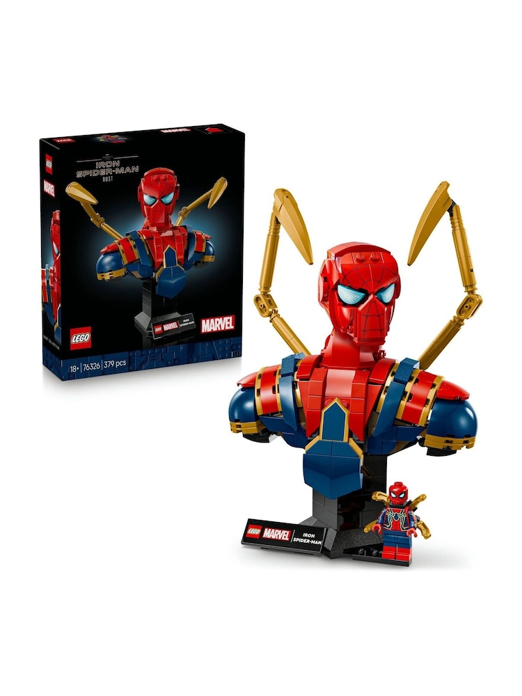 LEGO Marvel Iron Spider-Man Bust Avengers Building Set 76326 - Image 1 of 9