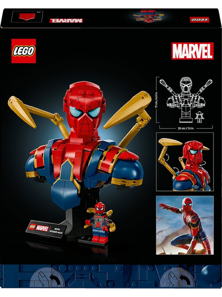 LEGO Marvel Iron Spider-Man Bust Avengers Building Set 76326 - Image 9 of 9