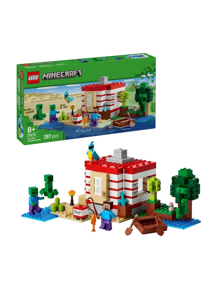 LEGO Minecraft The TNT Jungle House Toy with Figures 21275 - Image 1 of 8