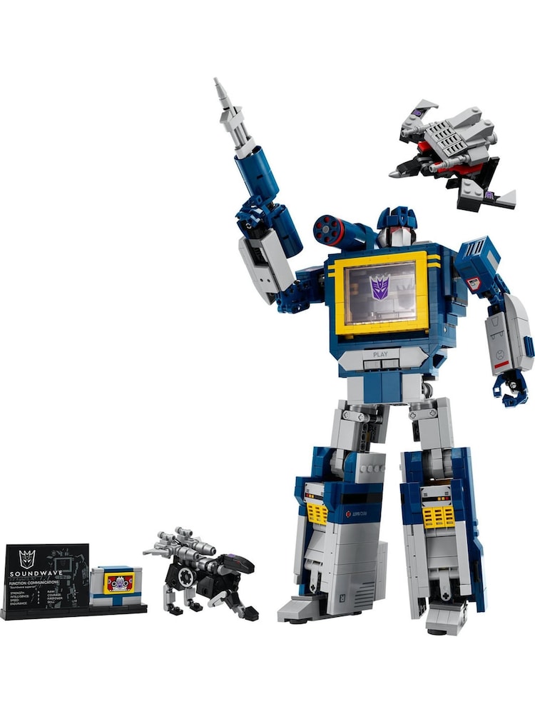 Lego Icons Transformers: Soundwave Set for Adults - Image 2 of 9 Lego Icons Transformers: Soundwave Set for Adults - Image 2 of 9