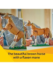 LEGO Creator 3-in-1 Beautiful Horse Toy Animal Building Set 31166 - Image 4 of 8