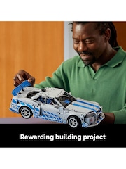 LEGO Technic 2 Fast 2 Furious Nissan Skyline GTR R34 Car Model Kit 42110 - Image 7 of 8