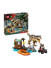 LEGO Jurassic World T-Rex River Escape Dinosaur Toy - Image 1 of 8