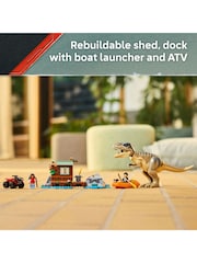 LEGO Jurassic World T-Rex River Escape Dinosaur Toy - Image 4 of 8