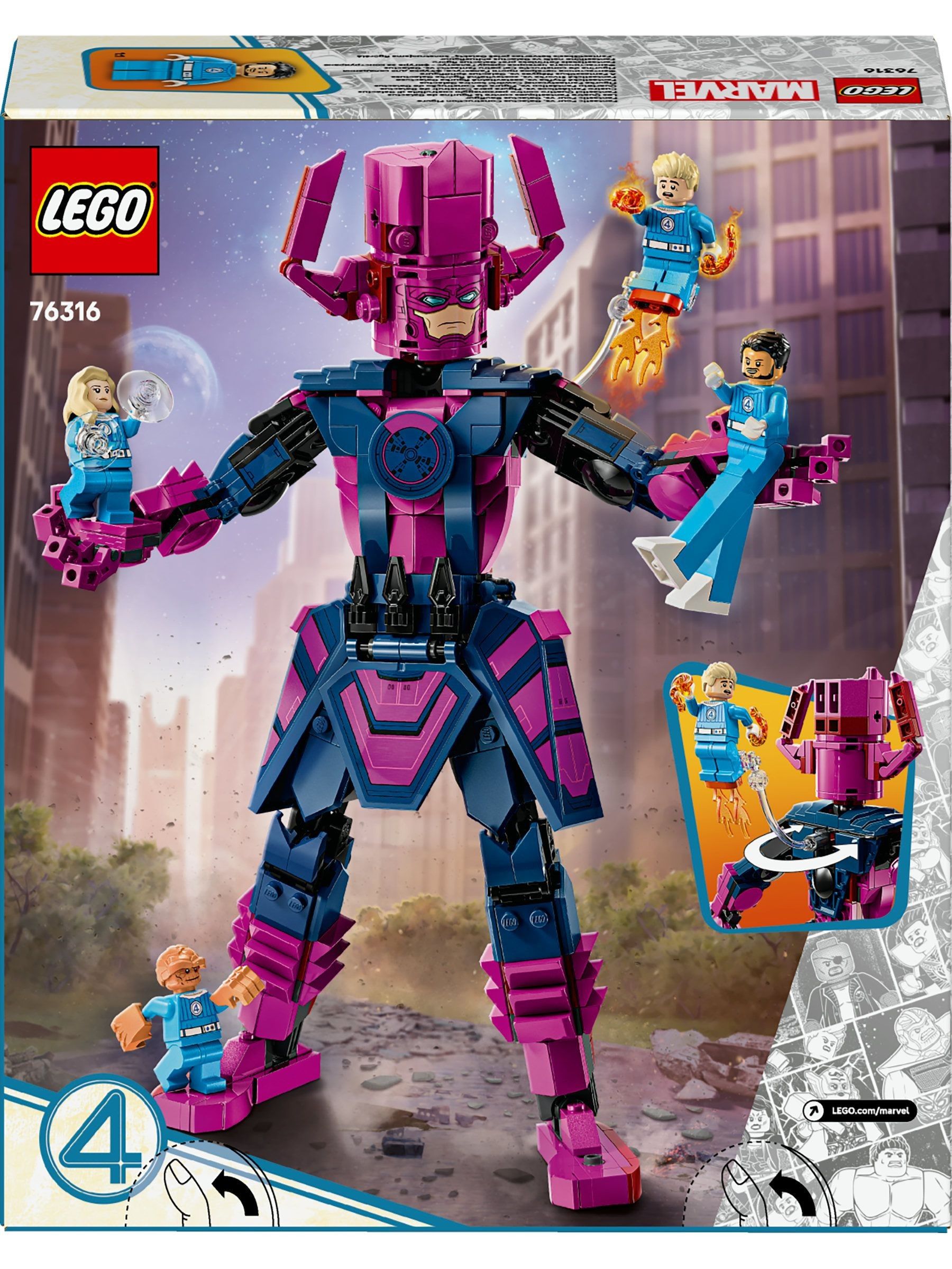 satisatisatix★商品 Buy LEGO Marvel Fantastic Four vs Galactus Construction Figure
