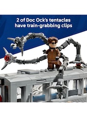 LEGO Marvel Spider-Man vs Doc Ock Subway Train Scene Building Toy 76321 - Image 4 of 9