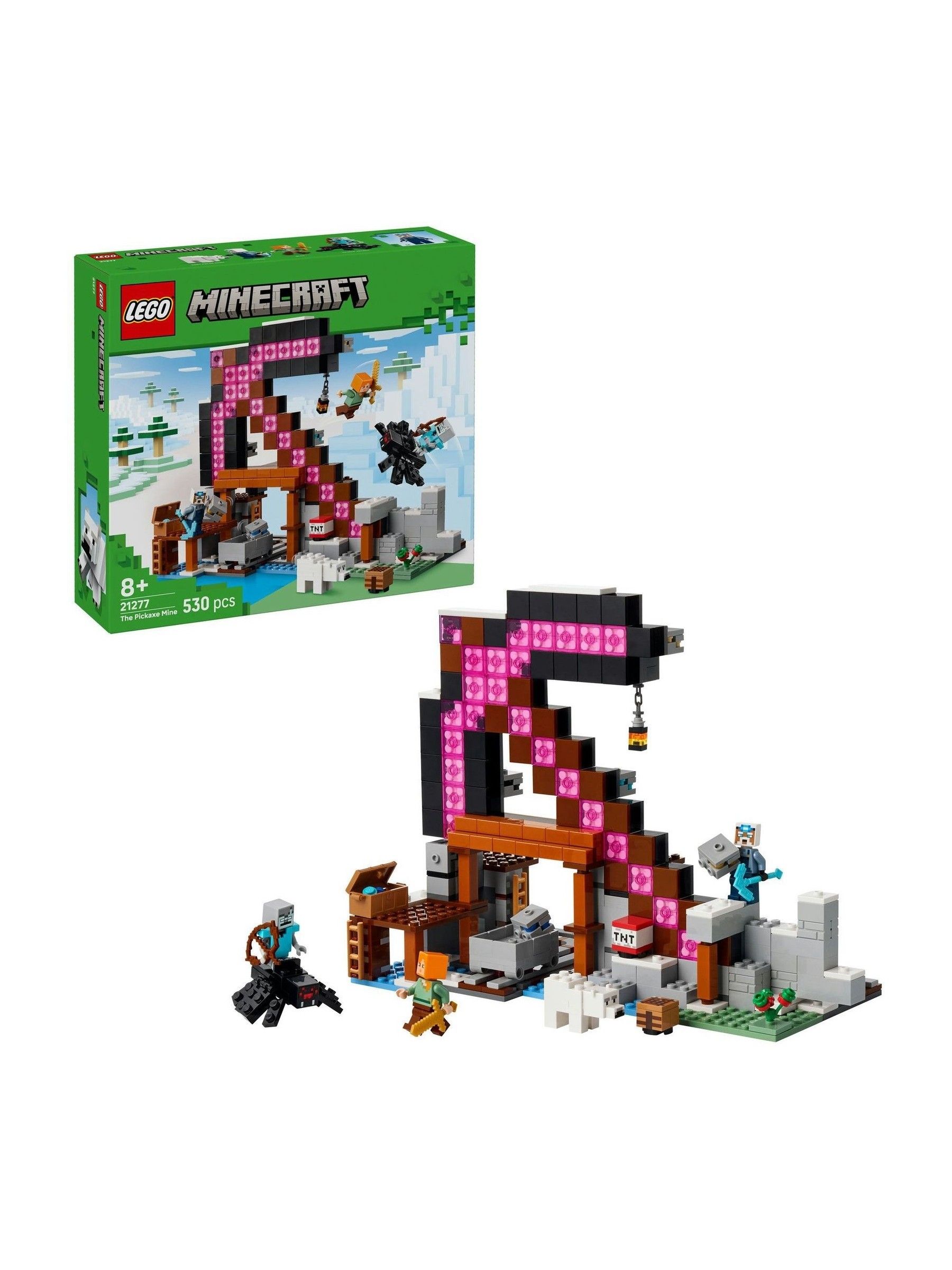 Buy LEGO Minecraft The Pickaxe Mine Interactive Toy Set 21277 from