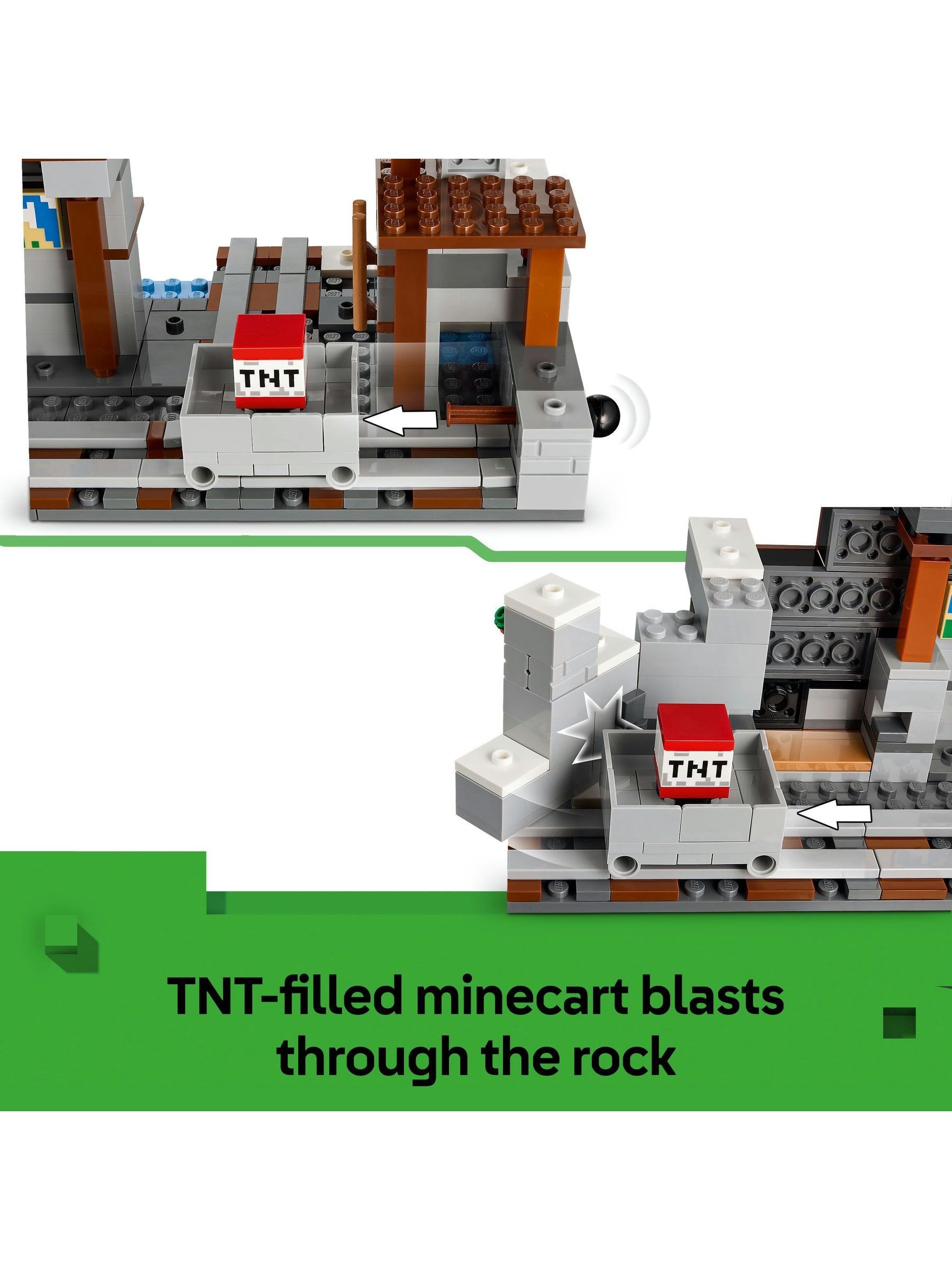 Buy LEGO Minecraft The Pickaxe Mine Interactive Toy Set 21277 from