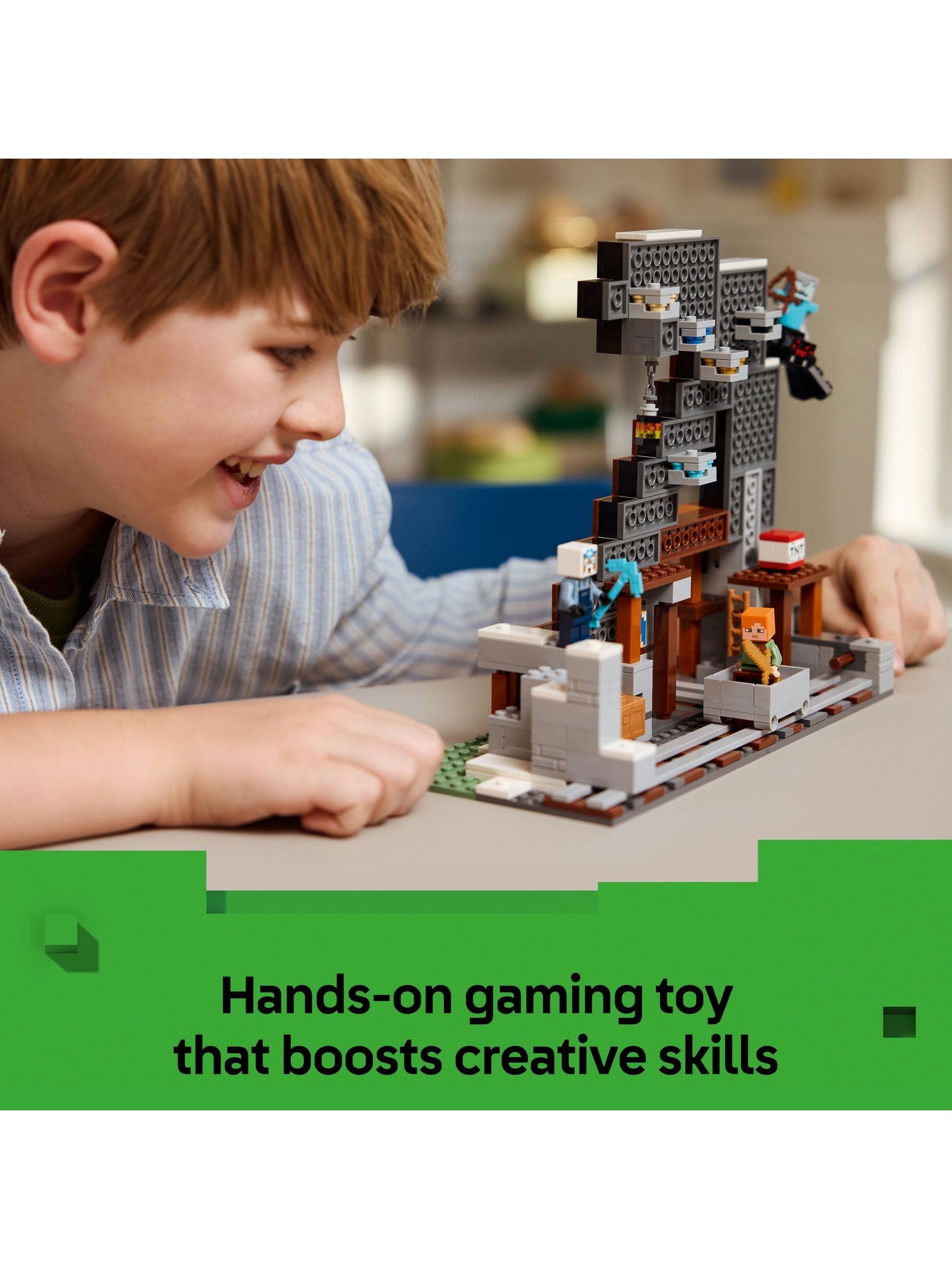 Buy LEGO Minecraft The Pickaxe Mine Interactive Toy Set 21277 from