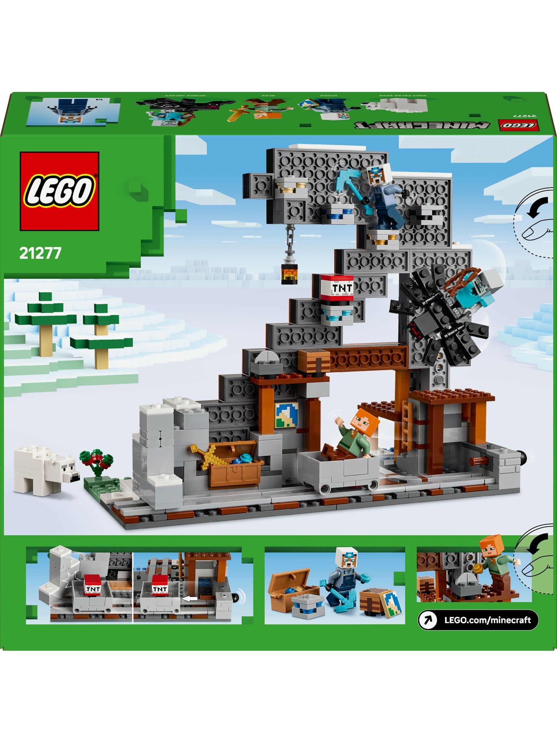Buy LEGO Minecraft The Pickaxe Mine Interactive Toy Set 21277 from