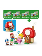 LEGO Super Mario Party at Toad's House Toy for Boys, Girls and Any Fans 72041 - Image 4 of 7