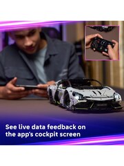 LEGO Technic Lamborghini Revuelto Super Sports Car Toy 42214 - Image 6 of 9