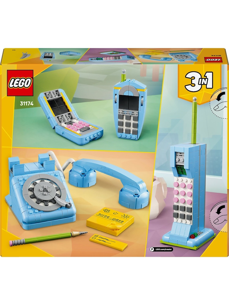 LEGO Creator 3-in-1 Retro Telephone Building Set 31174 - Image 9 of 9
