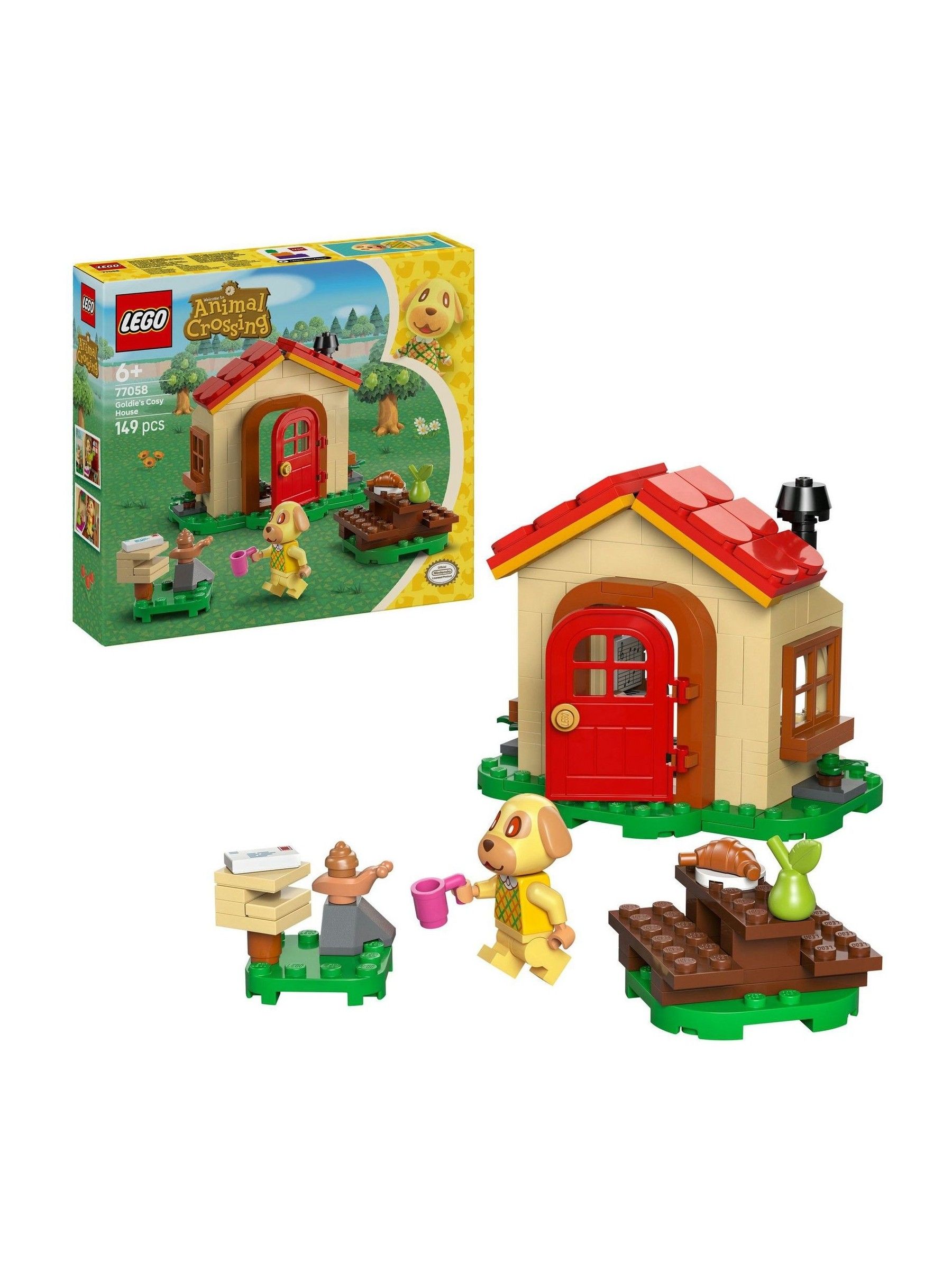 Lego Girls Lego® Animal Crossing™ 77058 Goldie’s Cosy House Building Playset - Tbc - Image 11